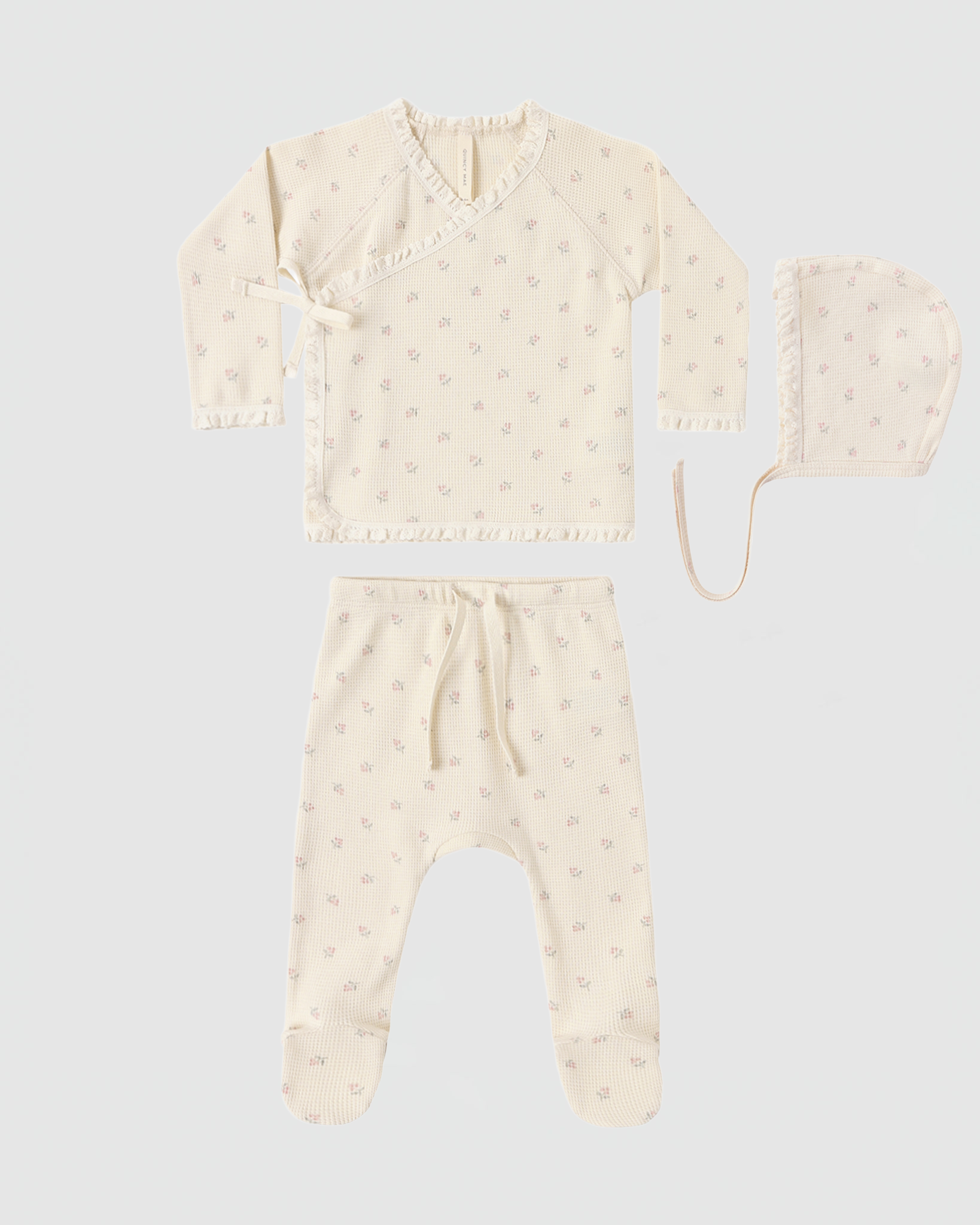 Quincy Mae Take Me Home Set in Mauve Ditsy