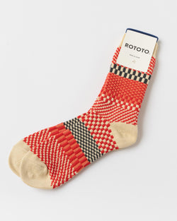 RoToTo 1549 Socks in Red