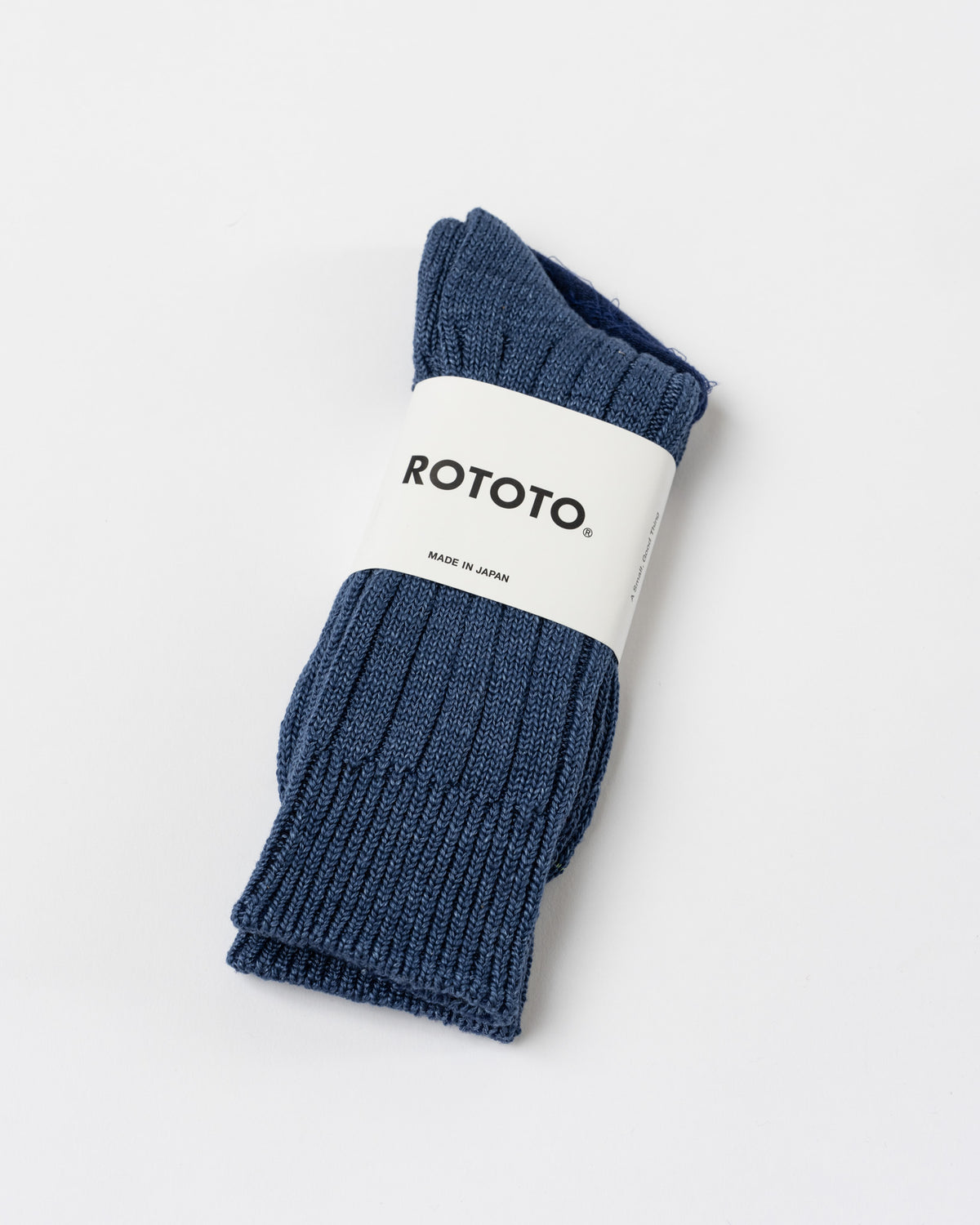 ROTOTO 1645 Socks in Light Denim