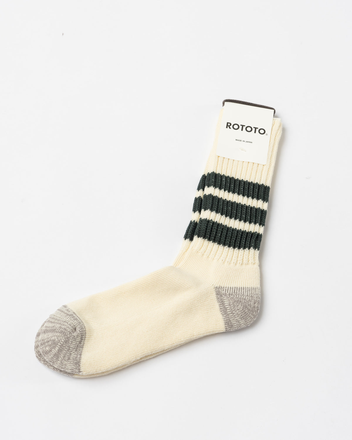 ROTOTO 1255 Socks in Dark Green
