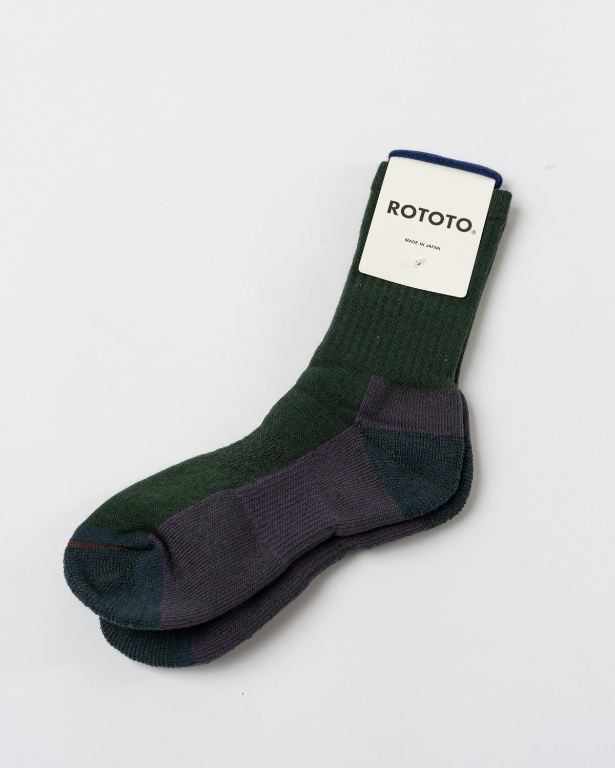 ROTOTO R1632 Socks in Dark Green