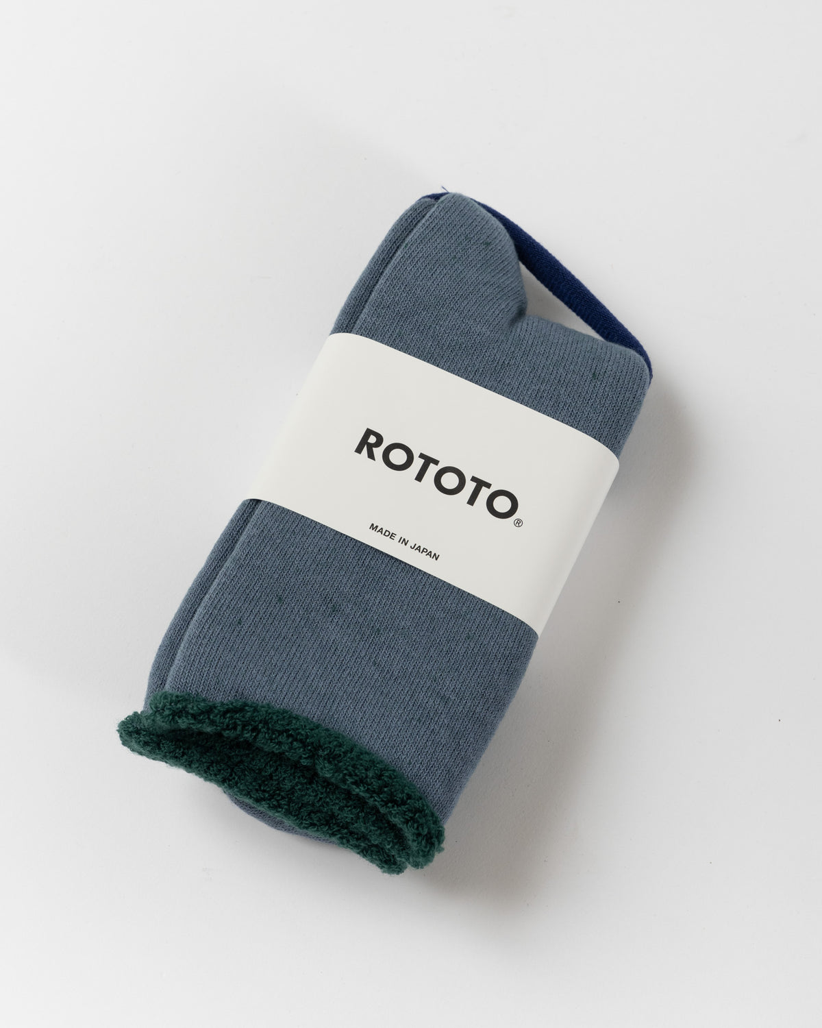 ROTOTO R1434 Sock in Light Blue/Green