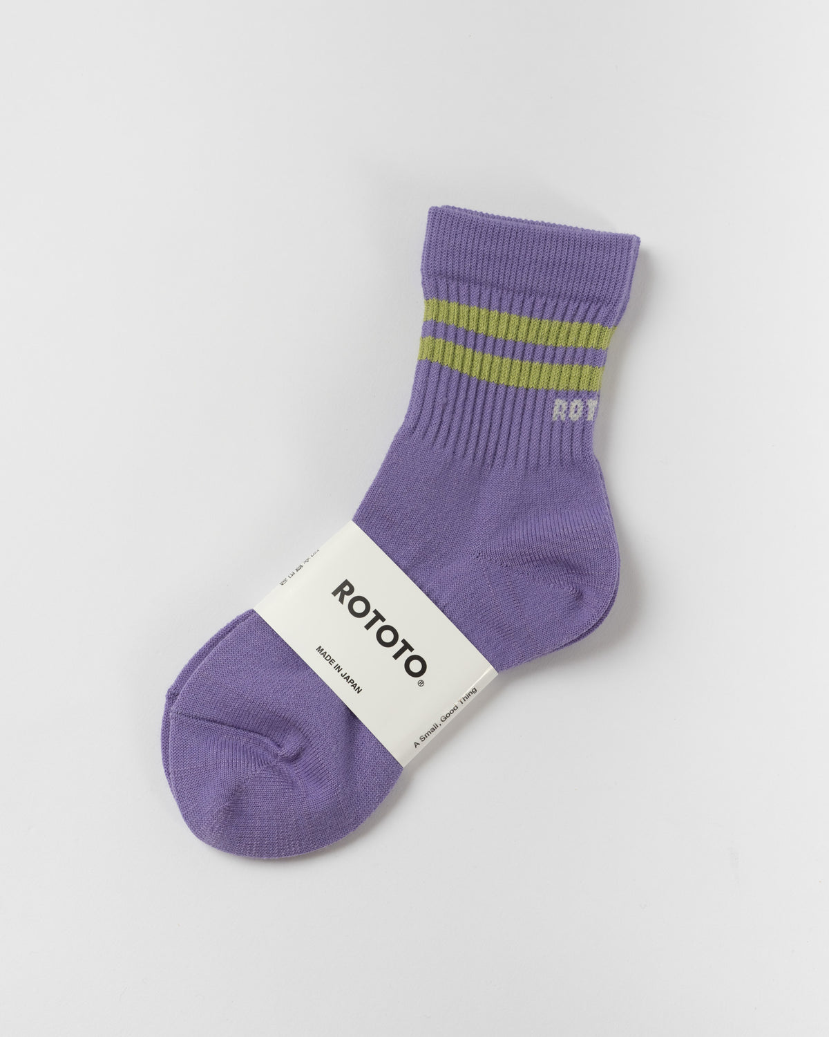 ROTOTO R3015 Kids Sock in Light Purple/Light Green