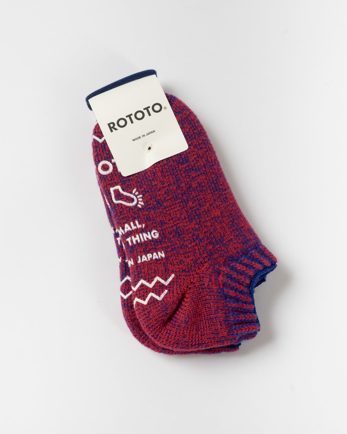 ROTOTO R1488 Sock in Pink/Blue