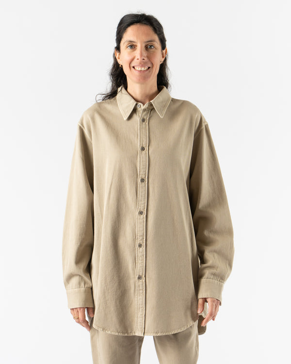 Lemaire Relaxed Shirt in Natural Beige
