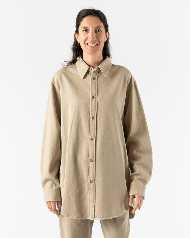 Lemaire Relaxed Shirt in Natural Beige