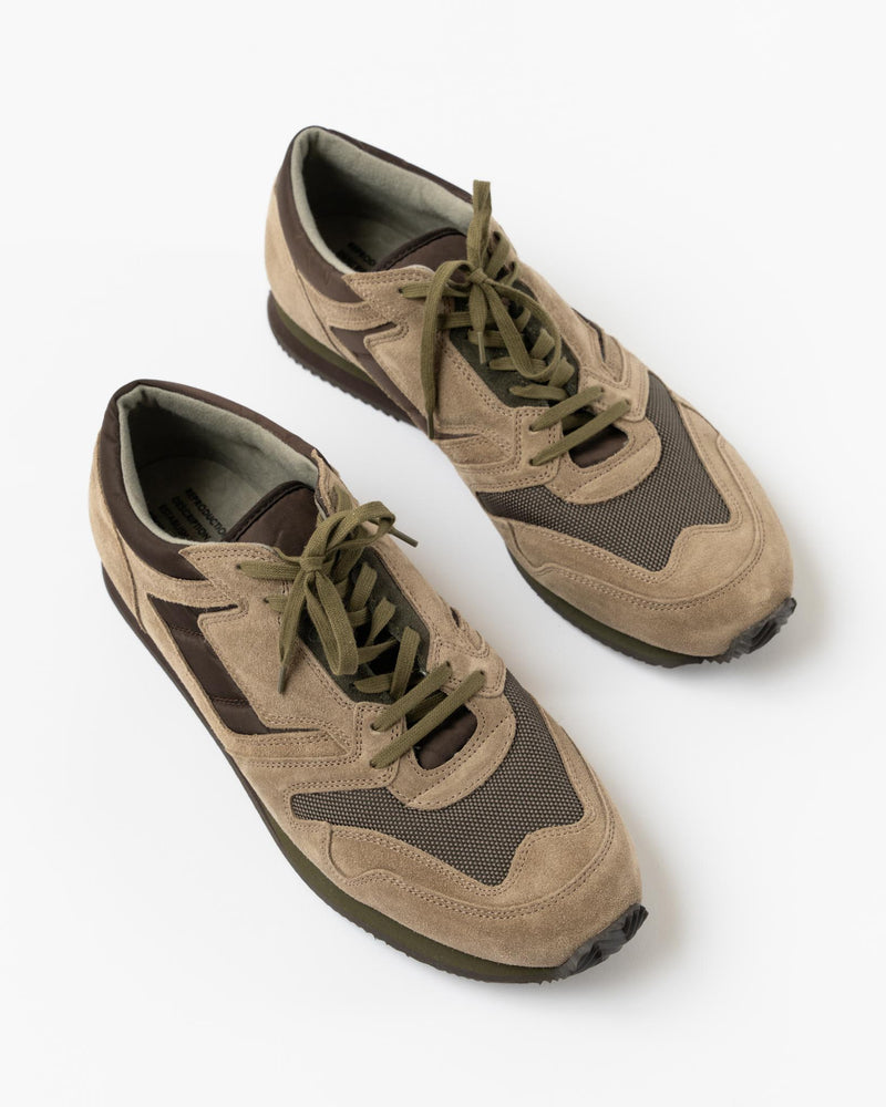 Reproduction of Found British Military Trainer 1800Fs in Beige Olive Curated at Jake and Jones 45