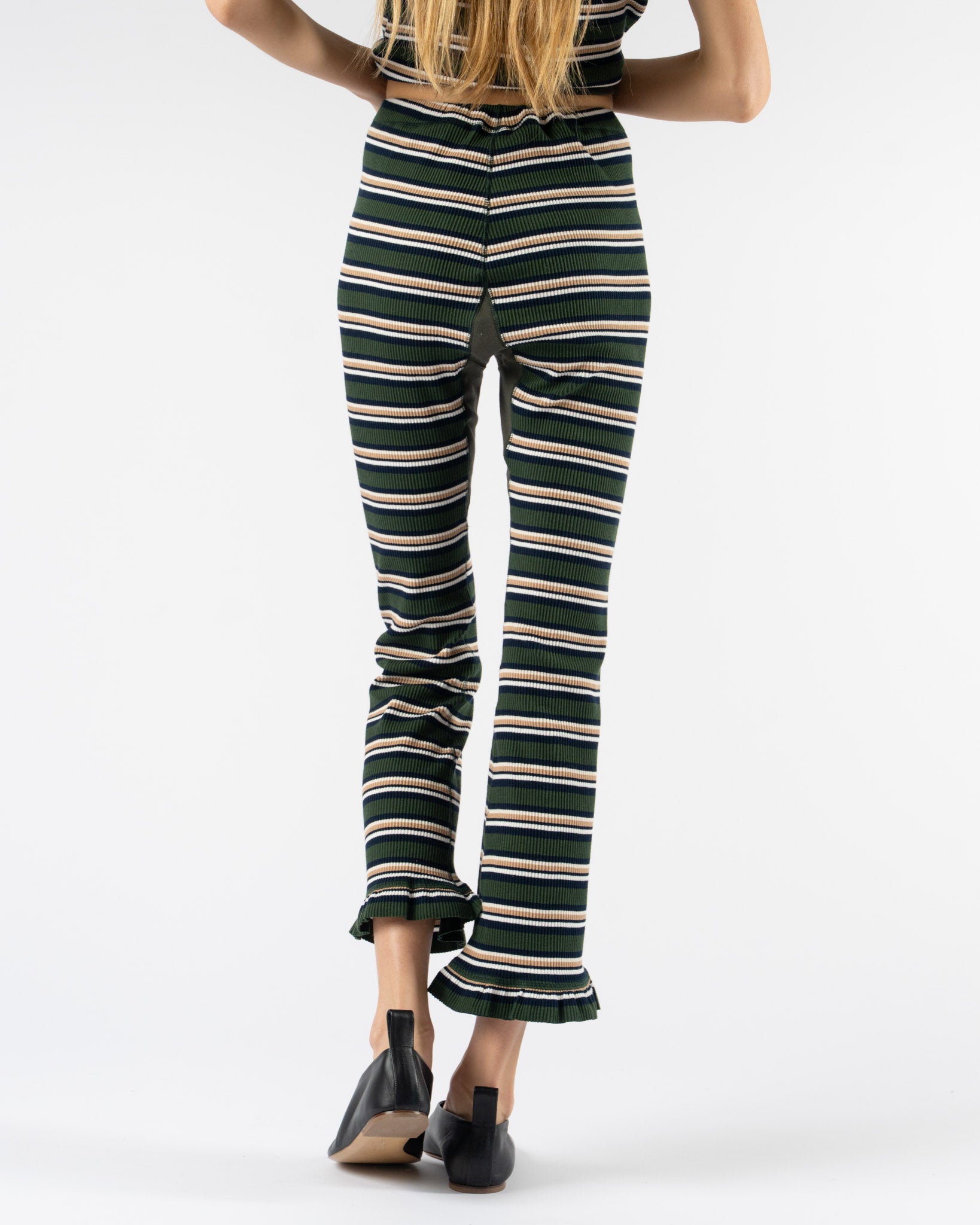 Rhodolirion Frill Pant in Random Stripe