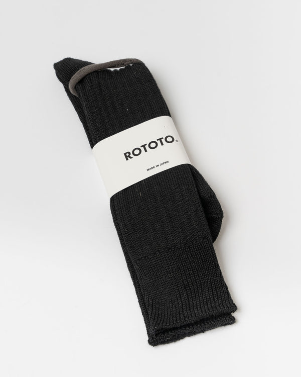 RoToTo R1461 Socks in Black
