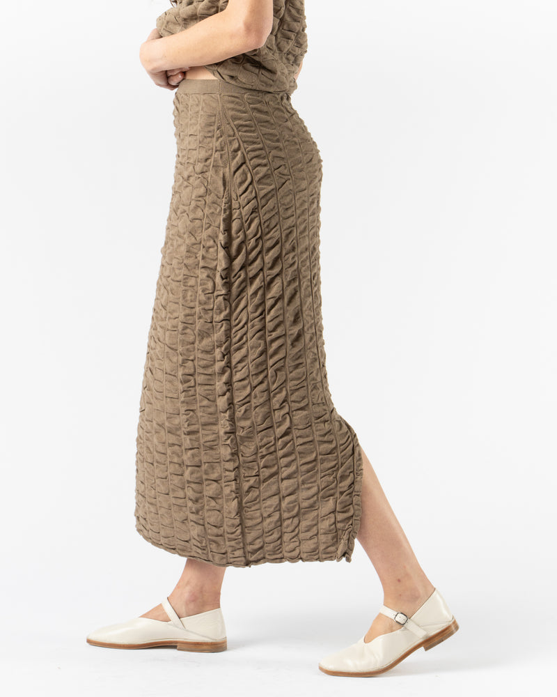 Lauren Manoogian Ruche Skirt in Earth