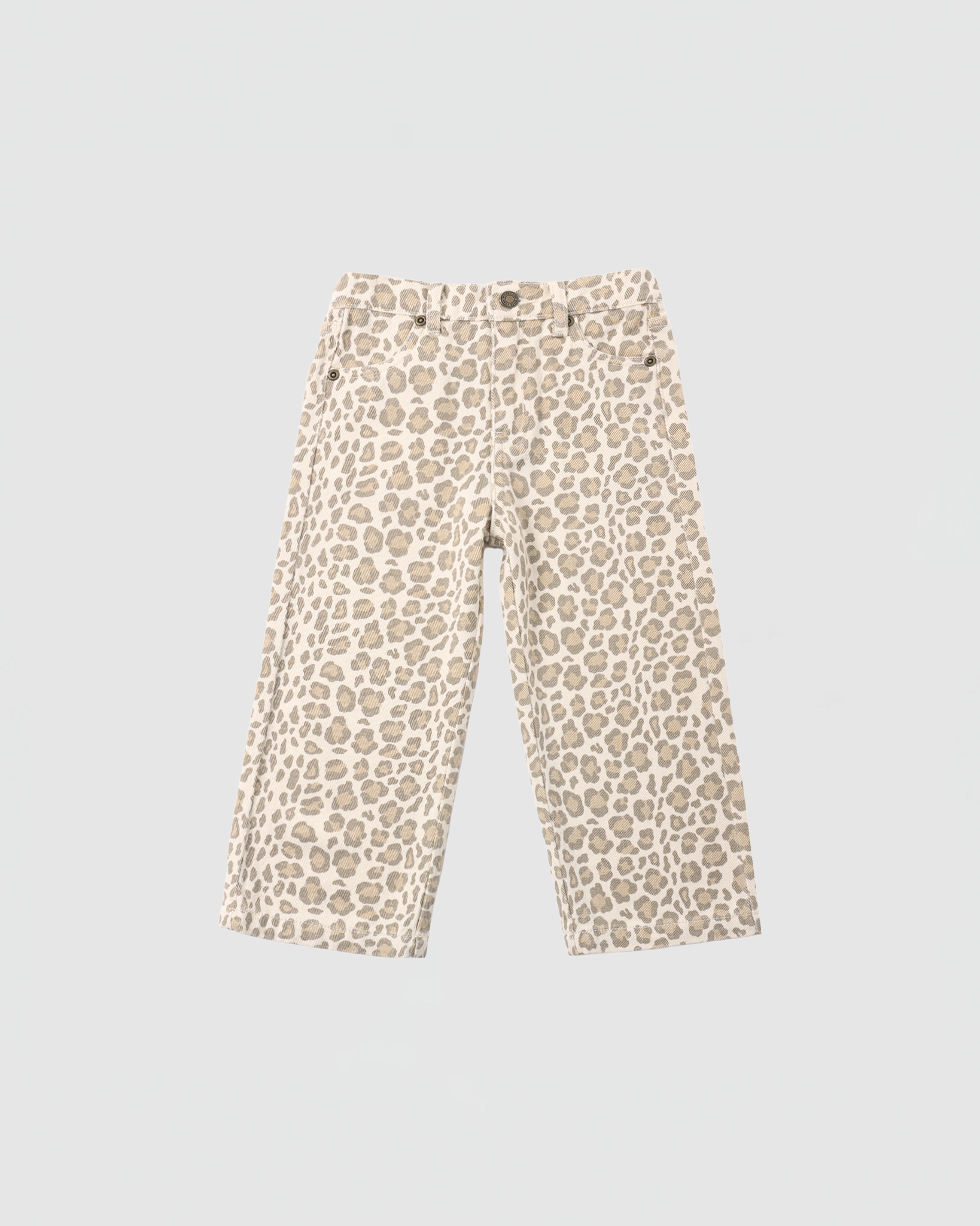 Rylee + Cru Straight Leg Pant Leopard