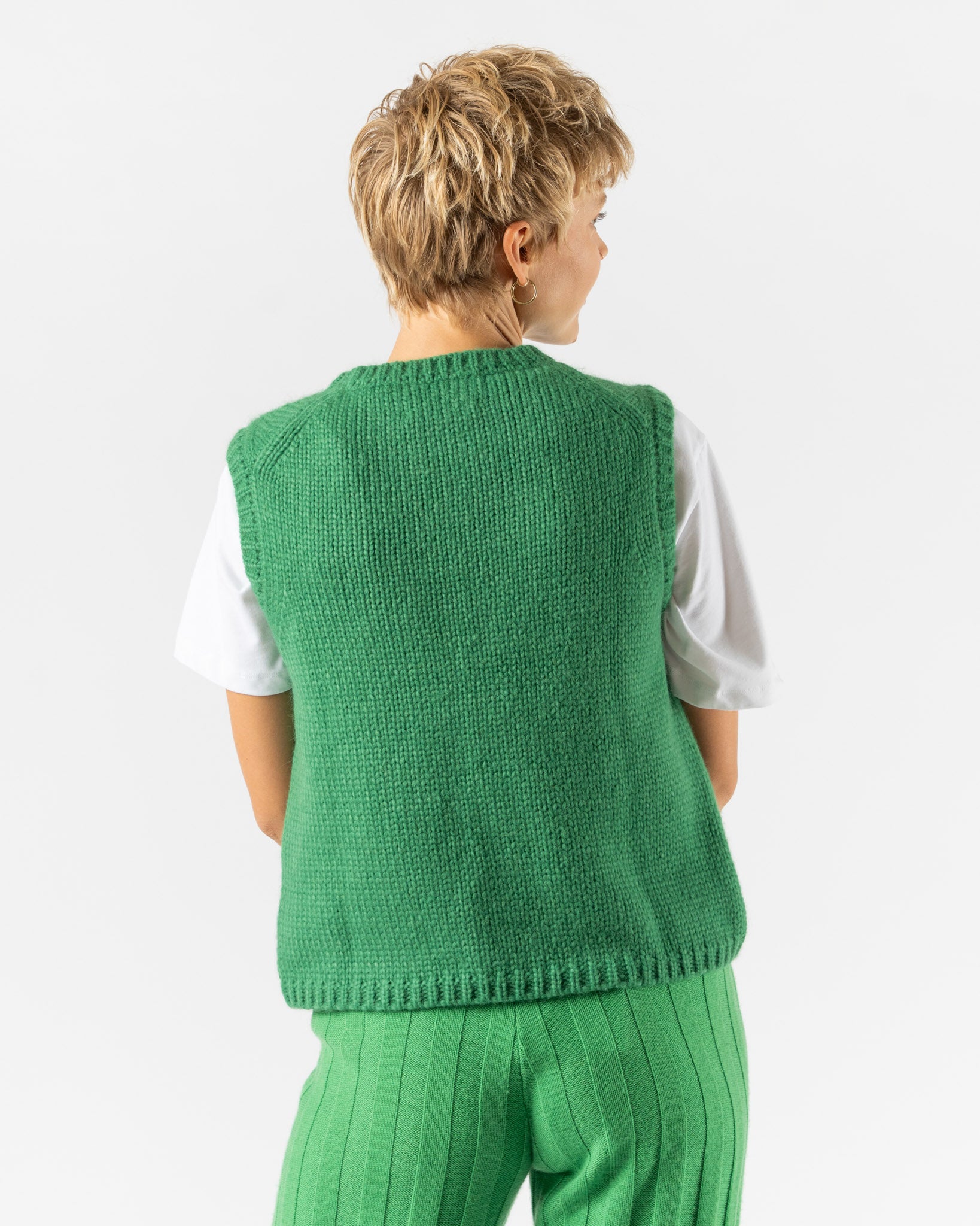 Nikki Chasin Sabine Sweater Vest in Clover