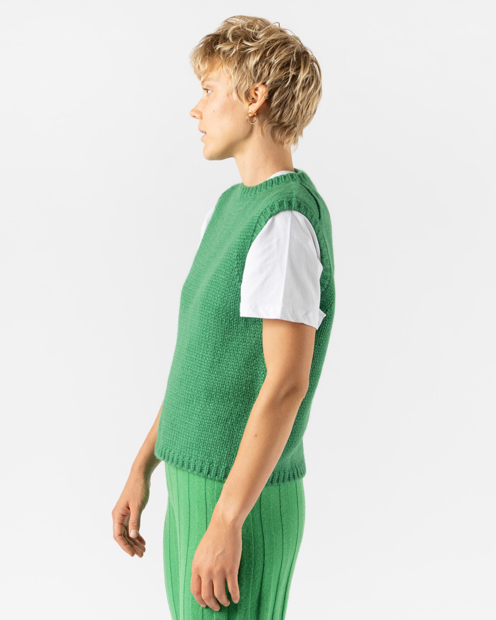 Nikki Chasin Sabine Sweater Vest in Clover