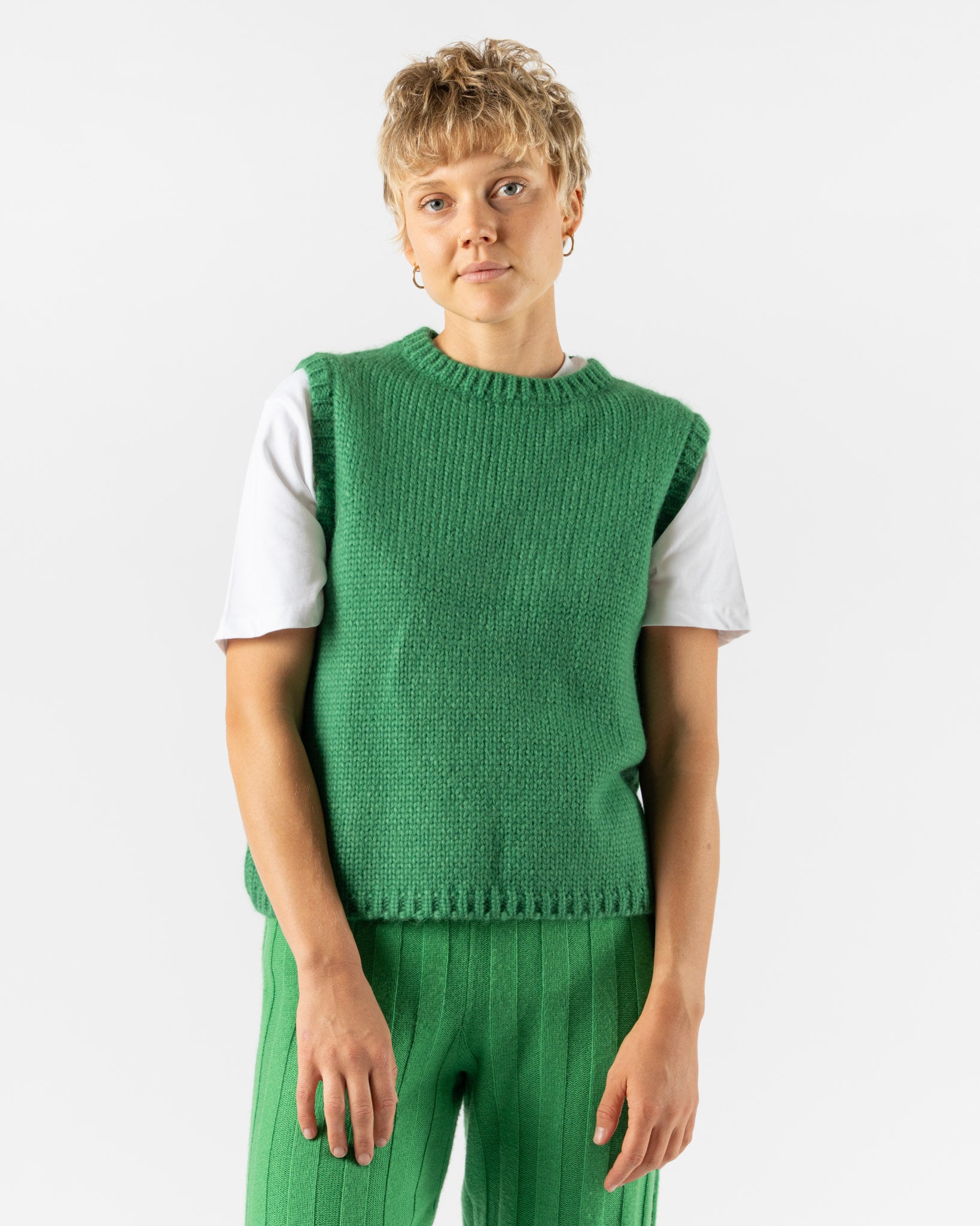 Nikki Chasin Sabine Sweater Vest in Clover