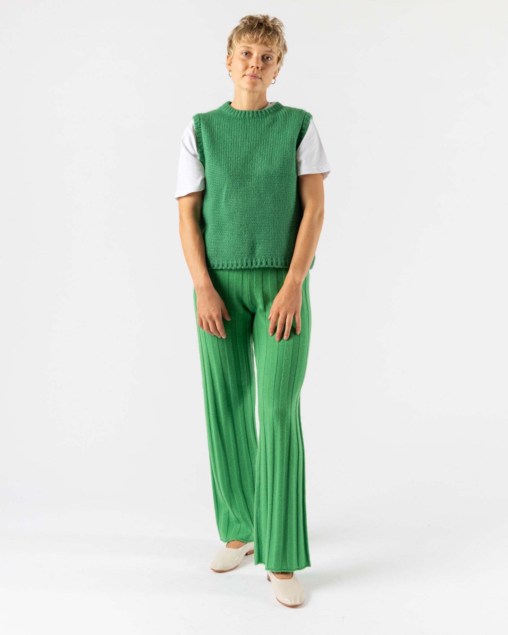 Nikki Chasin Sabine Sweater Vest in Clover
