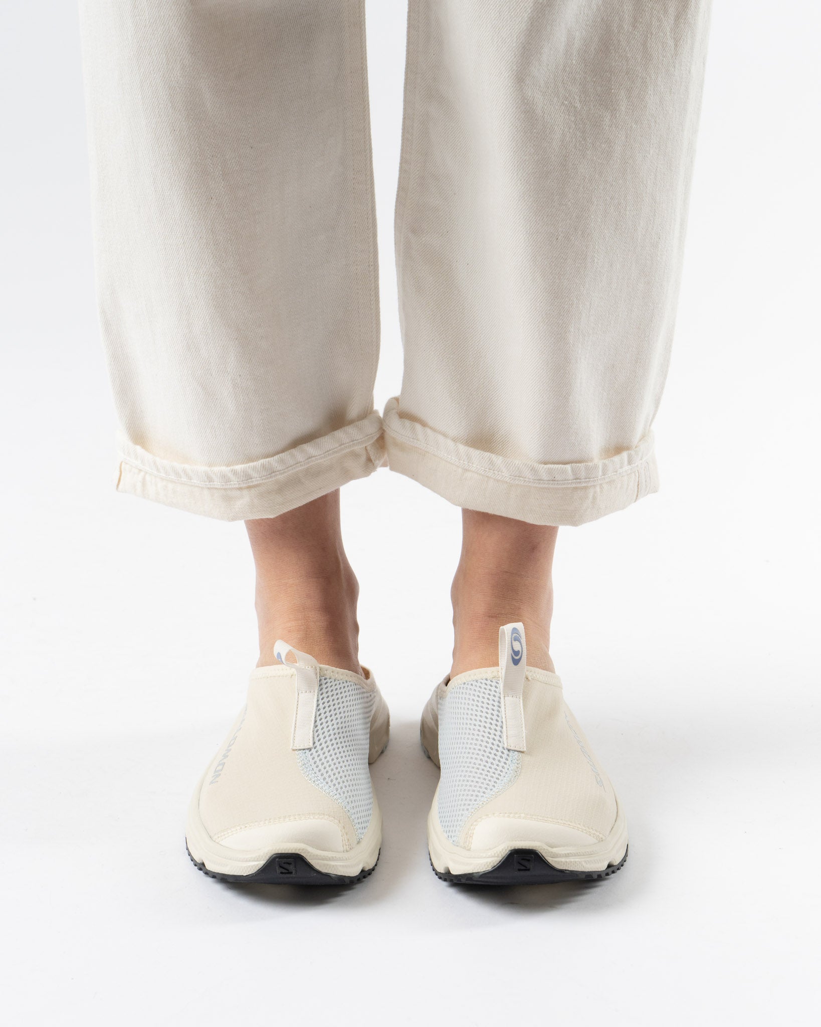 SALOMON｜SLIPPERS (RX Slide 3.0 (Almond Milk/Ballad Blue Salomon RX SLIDE 3.0 - Blue / L47449600 / Shoes Sneakers