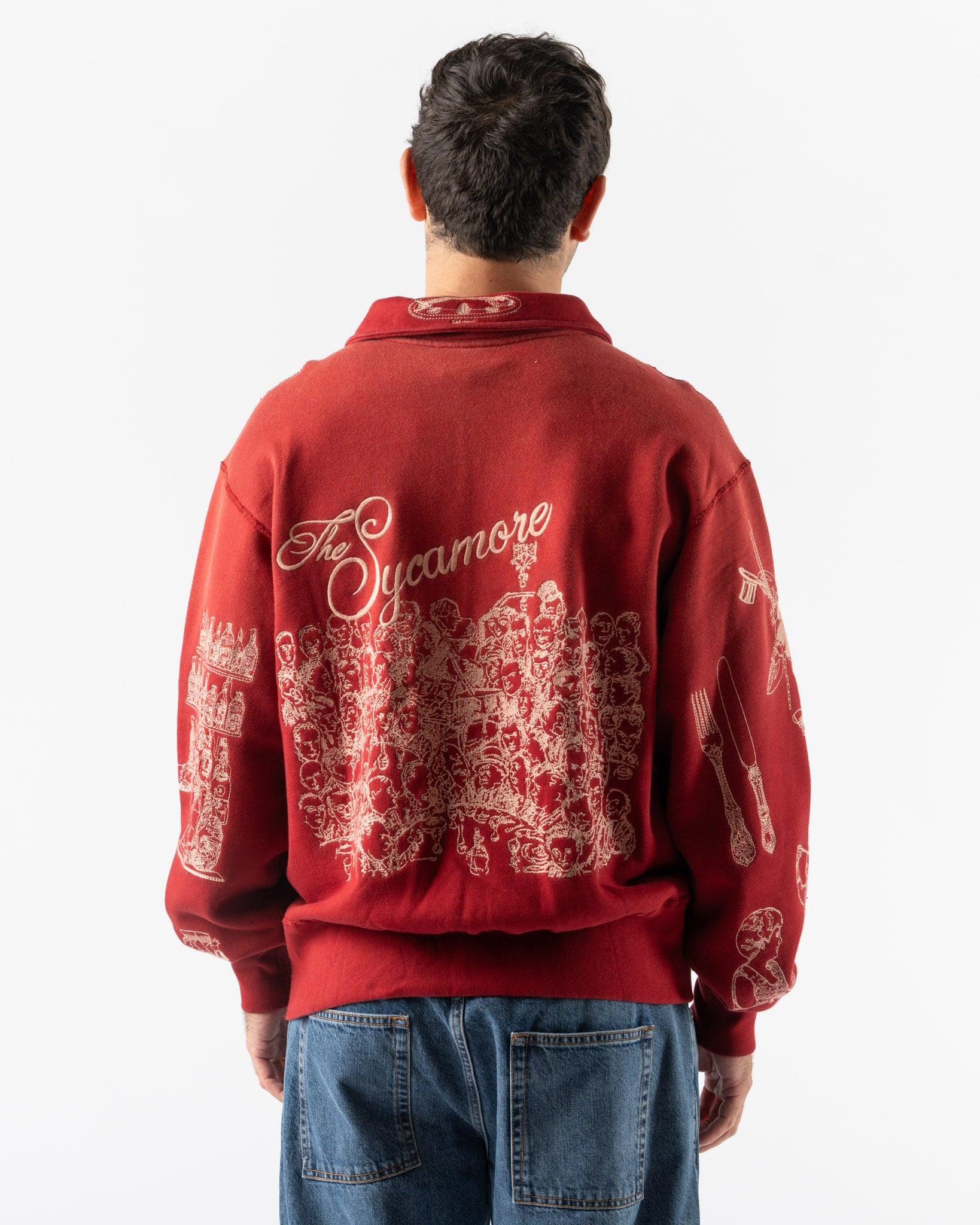 Samuel Zelig Restaurant 1/4 Zip Sweatshirt