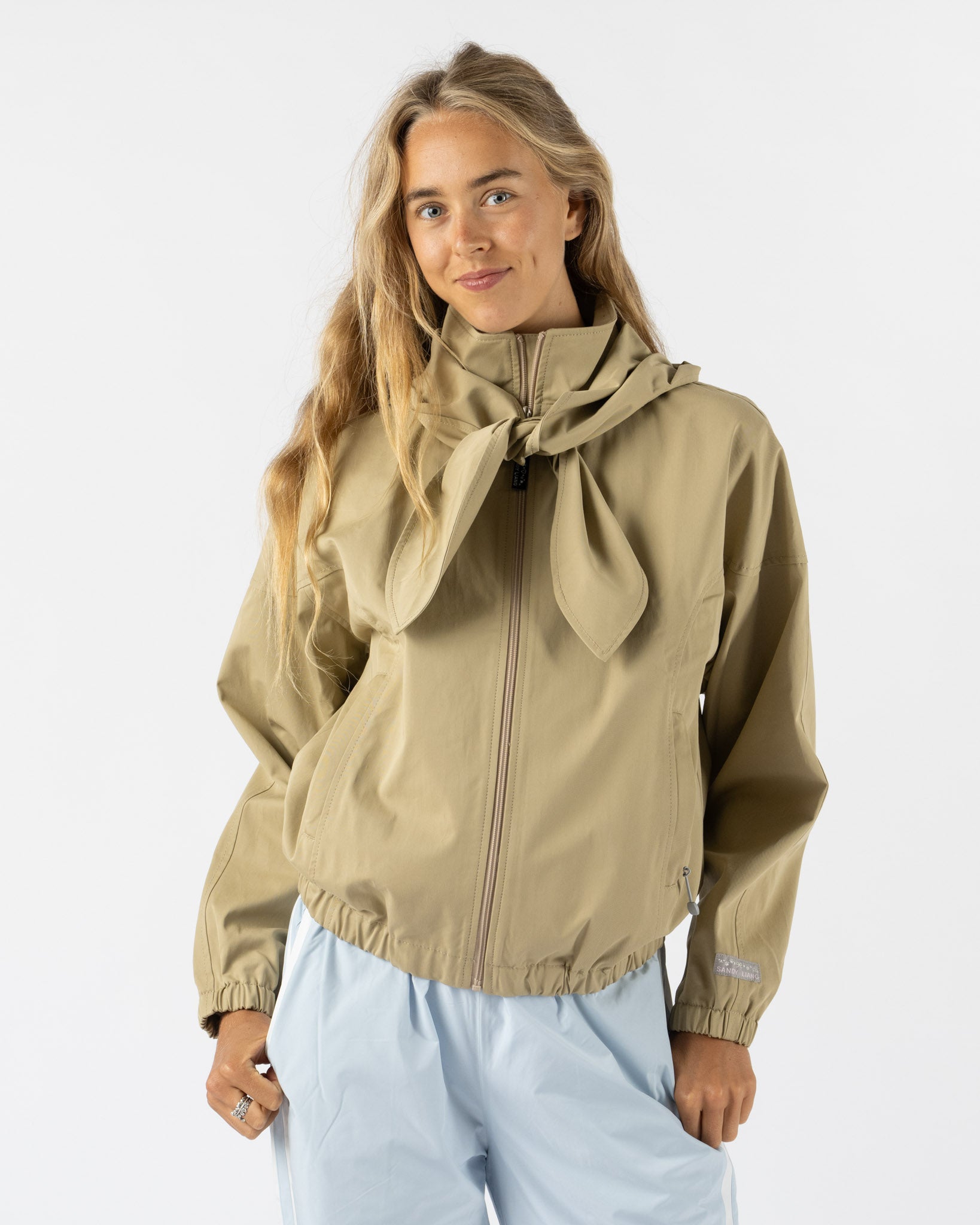 Sandy Liang Torry Jacket in Khaki