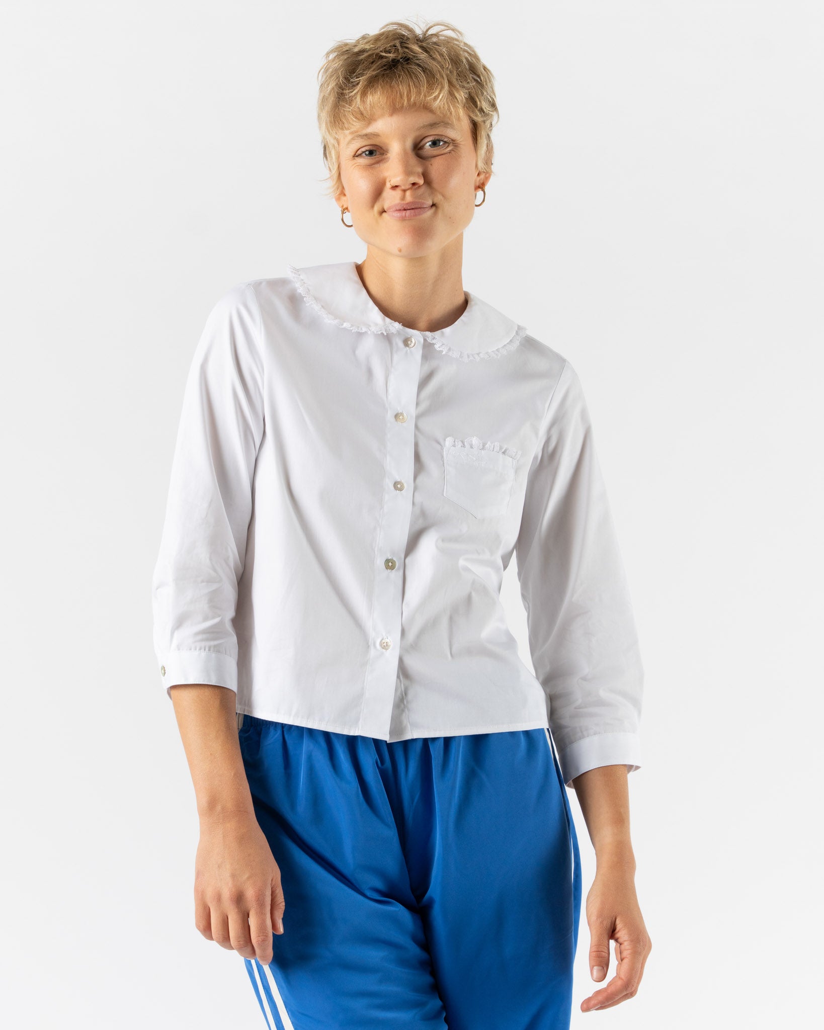 Sandy Liang Buell Top in White