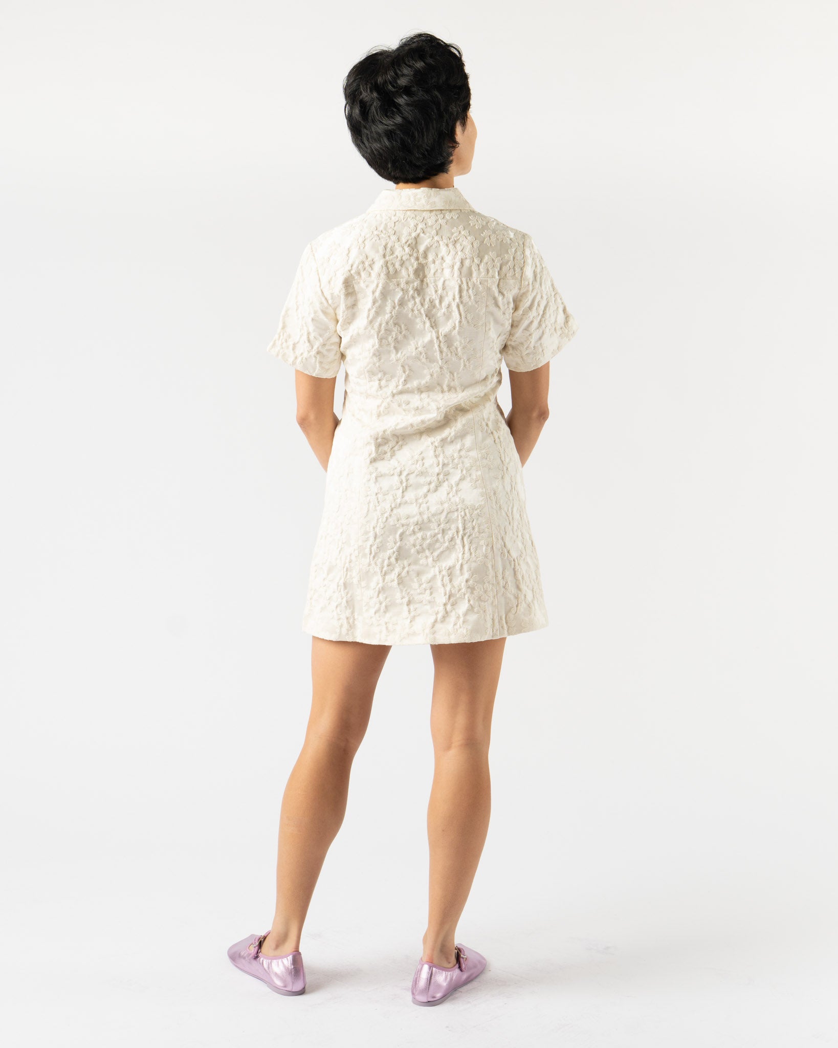 Sandy Liang Nurse Dress in Ivory