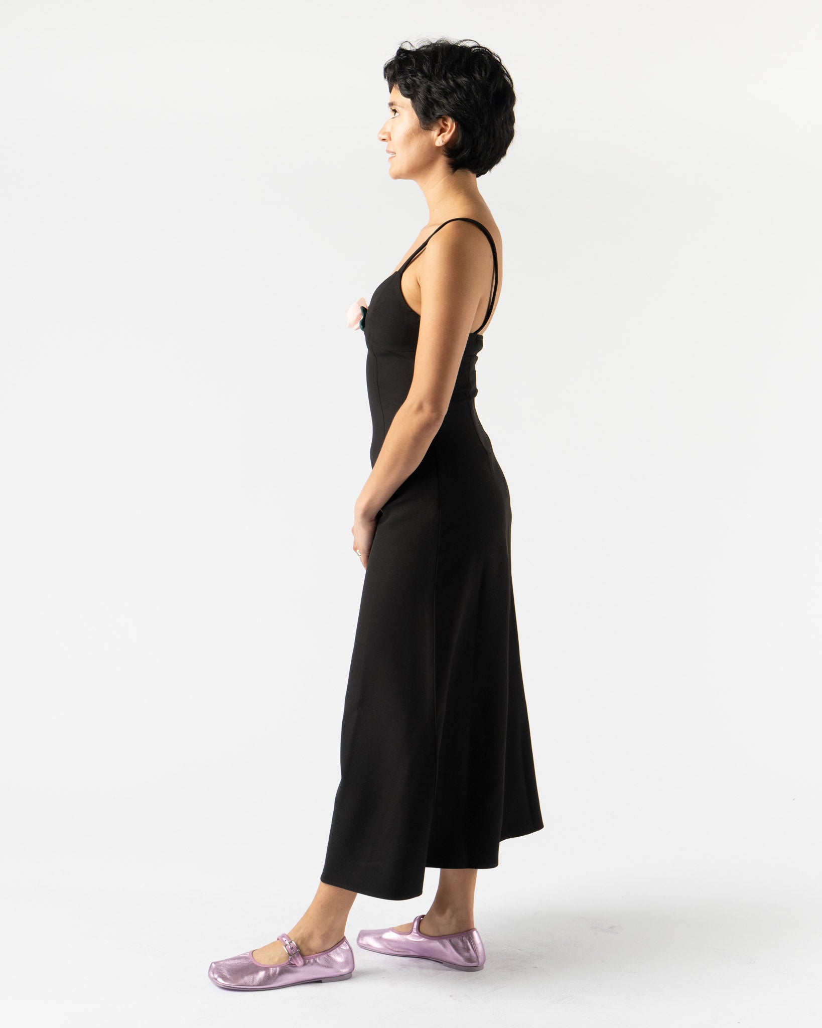Sandy Liang Pilton Dress in Black