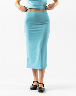 Sandy Liang Axew Skirt in Turquoise