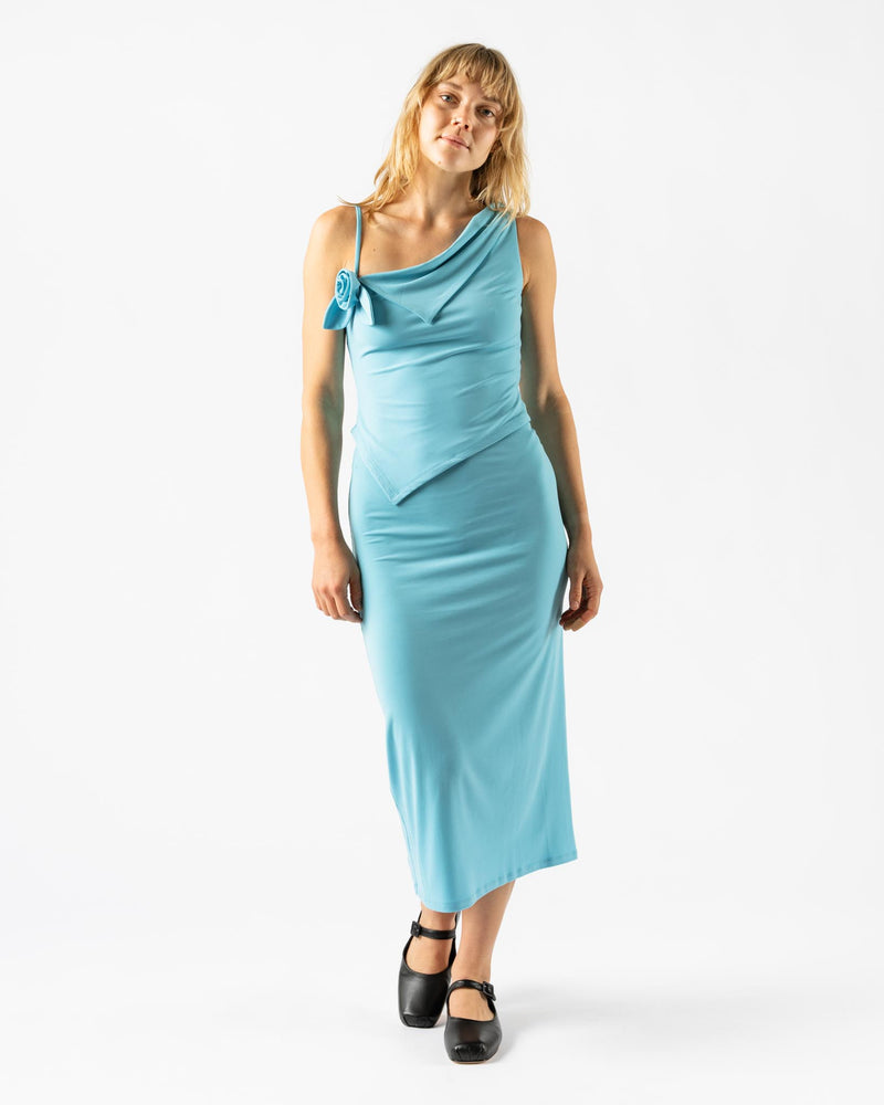 Sandy Liang Dory Top in Turquoise