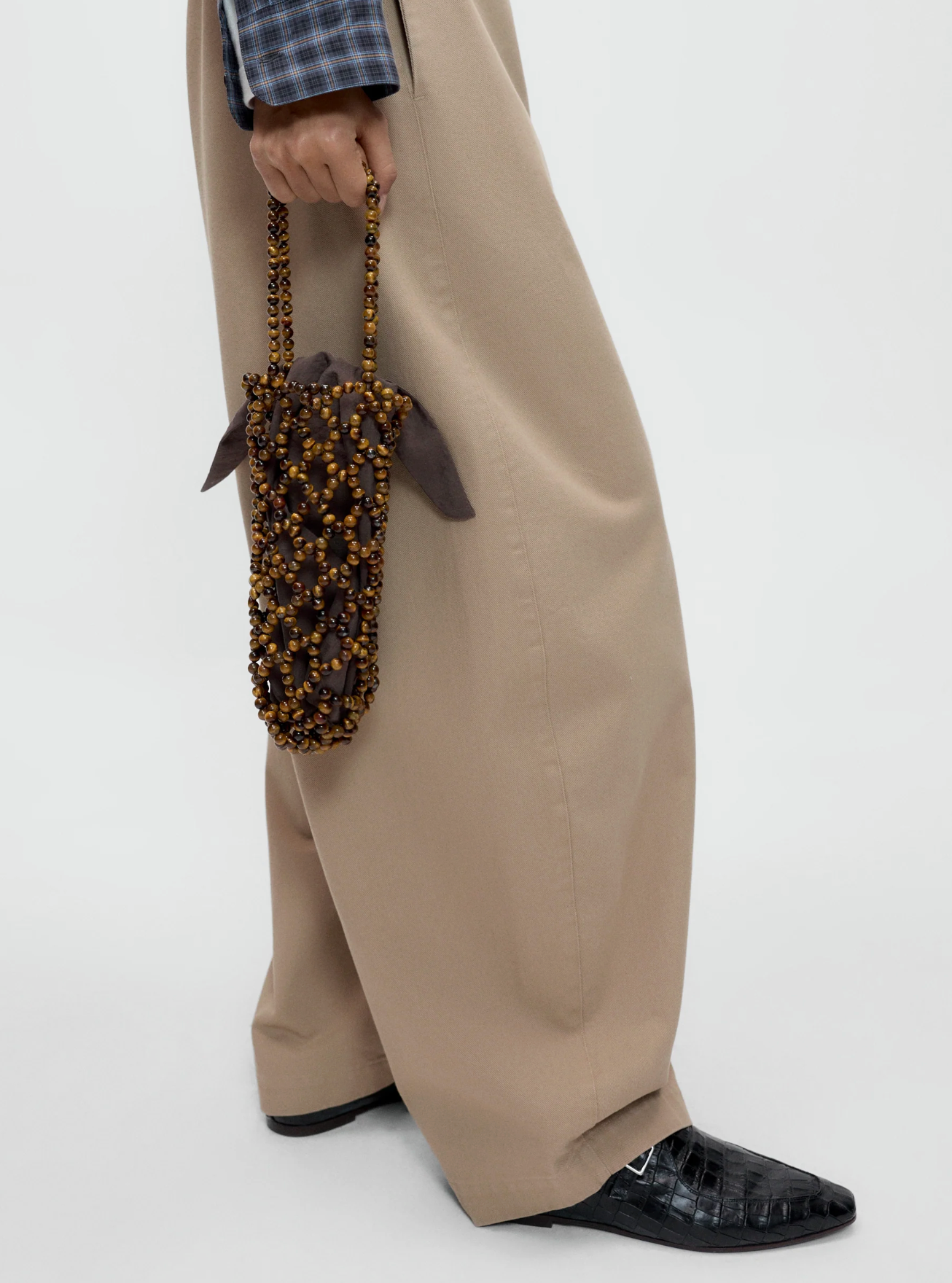 Cordera Handmade Beaded Bag Ojo de Tigre