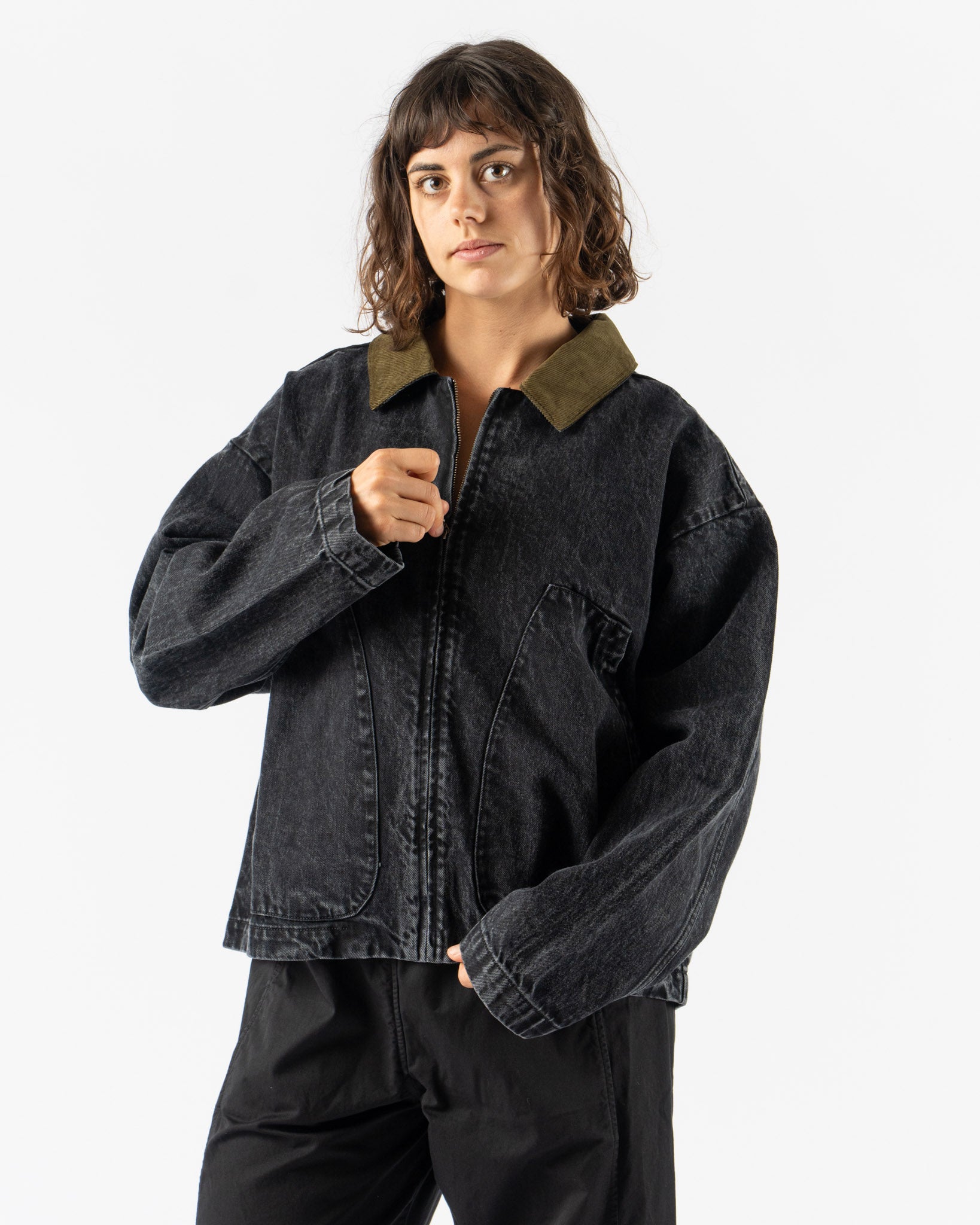 Shaina Mote Studio Jacket in Washed Black