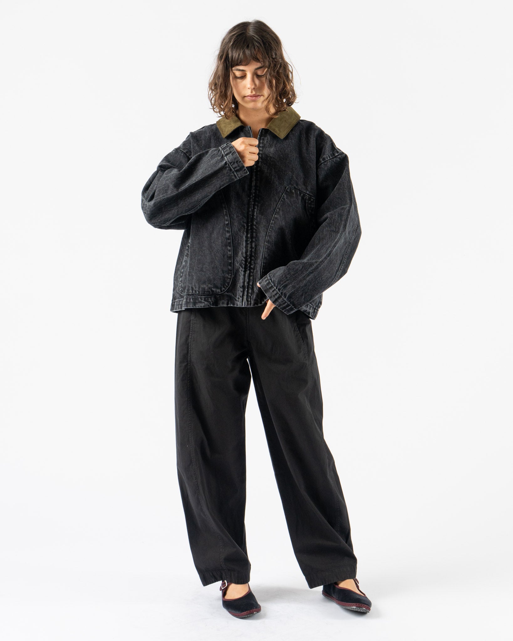 Shaina Mote Studio Jacket in Washed Black