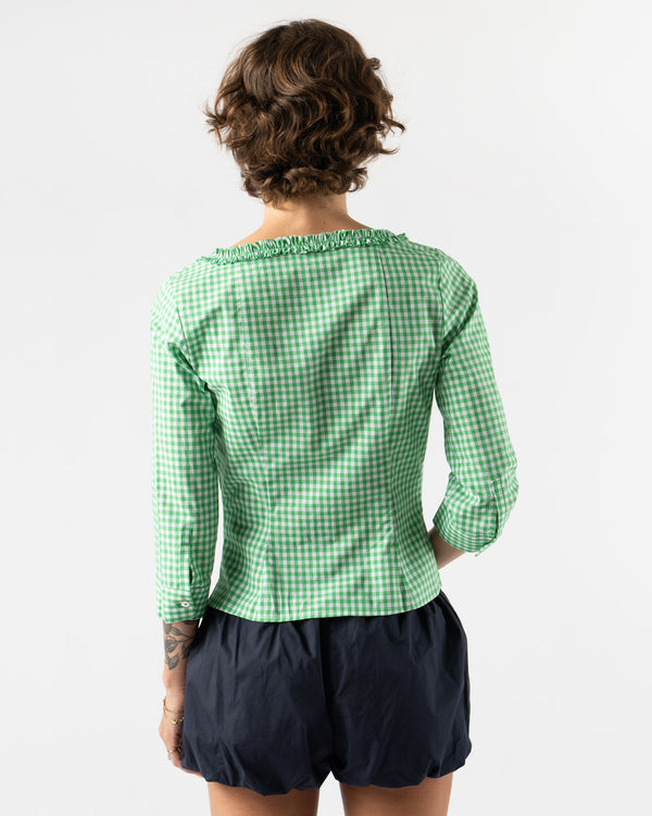 Sandy Liang Simona Top in Green
