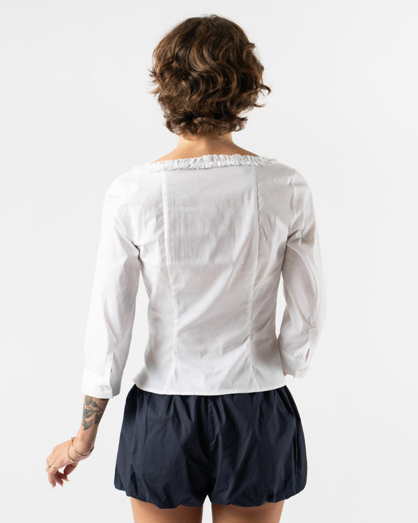Sandy Liang Simona Top in White