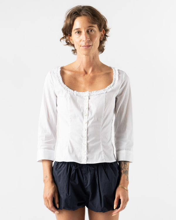 Sandy Liang Simona Top in White