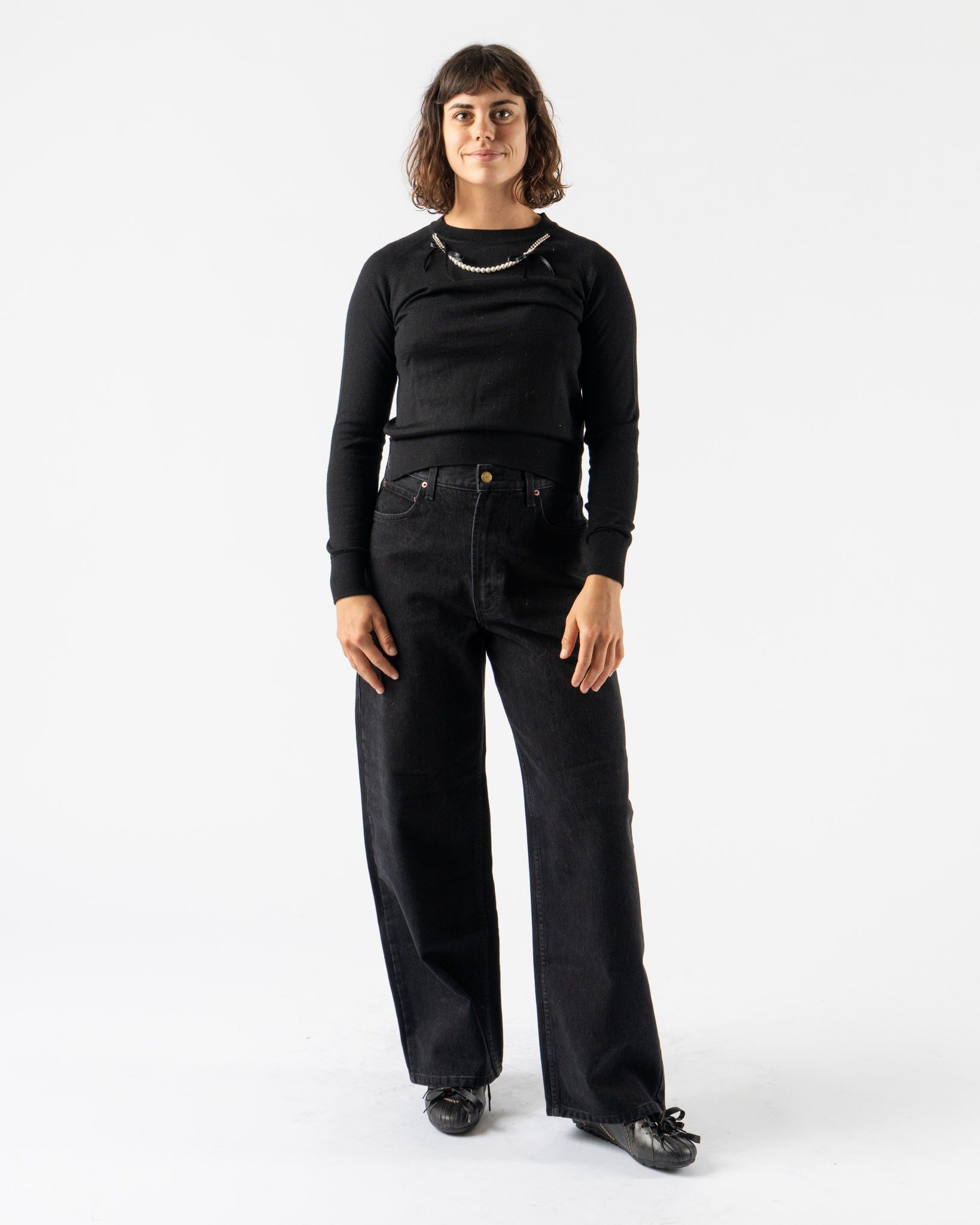 トップス Simone Rocha OVERSIZED BUBBLE JUMPER Simone Rocha Blue Bubble-Knit Sweater | Smart Closet