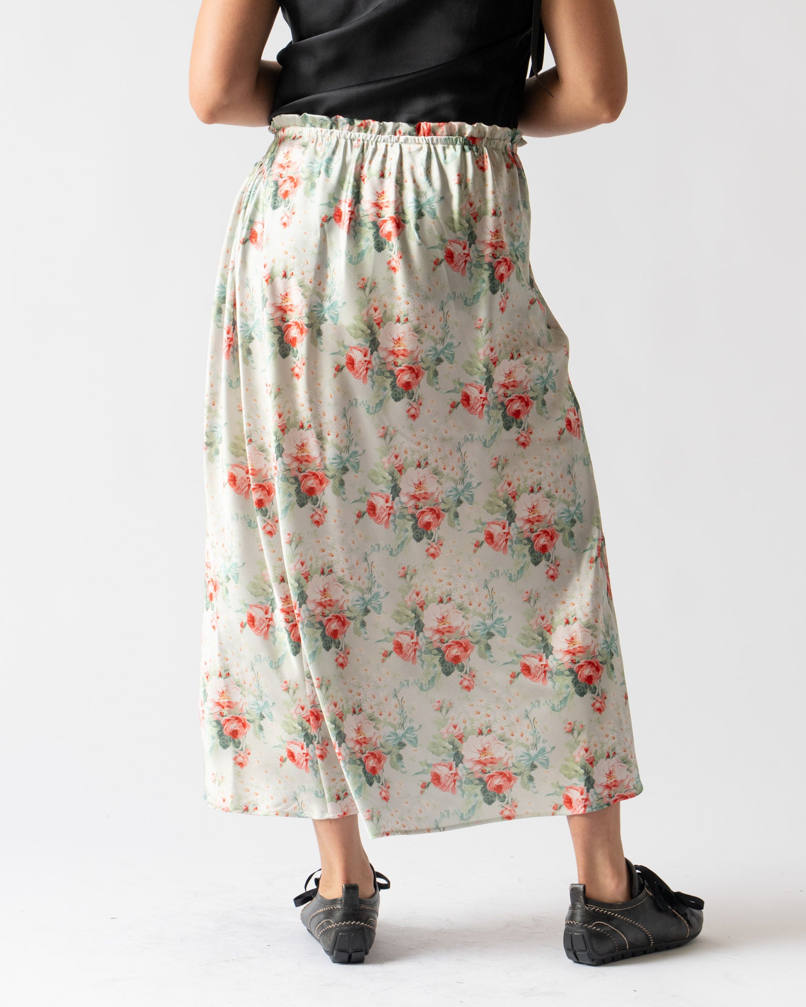 Simone Rocha Single Hip Detail Easy Skirt in Baby Bouquet