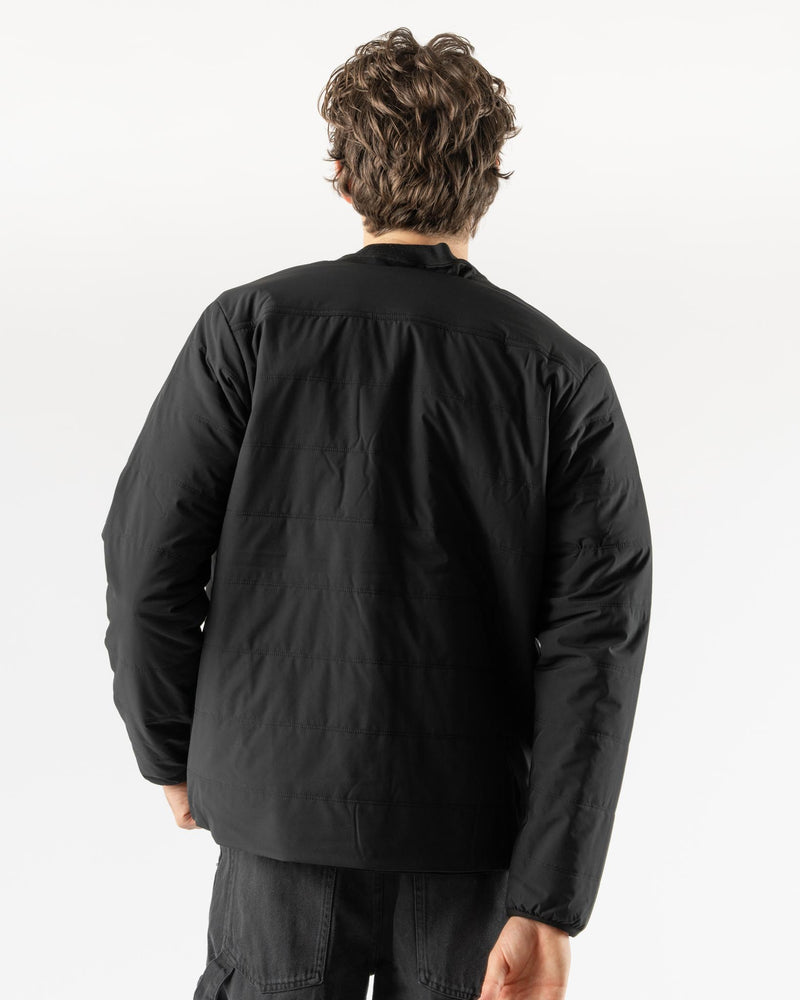 Snow Peak Flexible Insulated Cardigan in Black