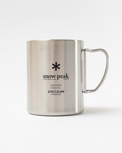 Snow Peak Stainless Double Wall 300 Mug in Silver