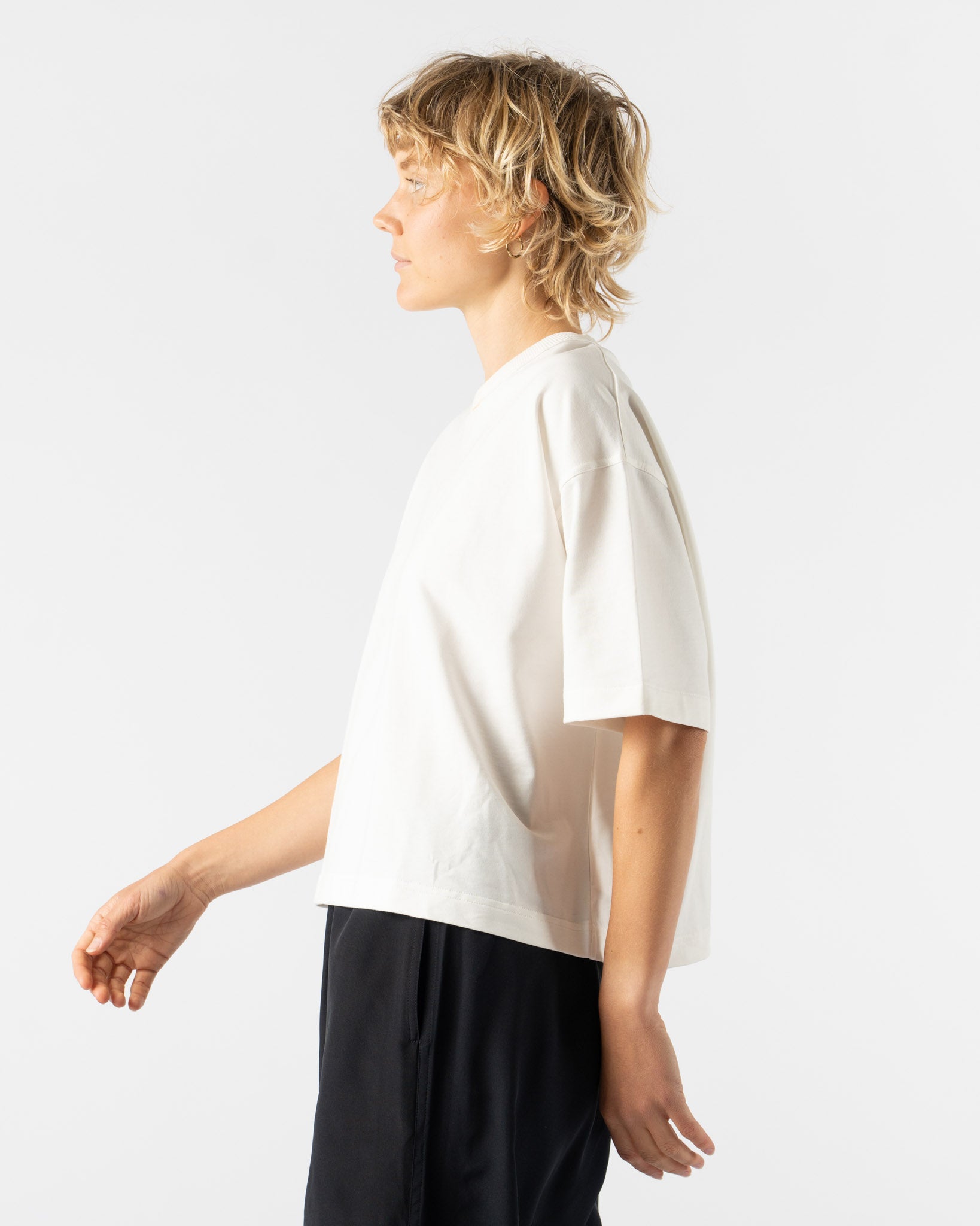 Sofie D'Hoore Tule T-Shirt in Off White