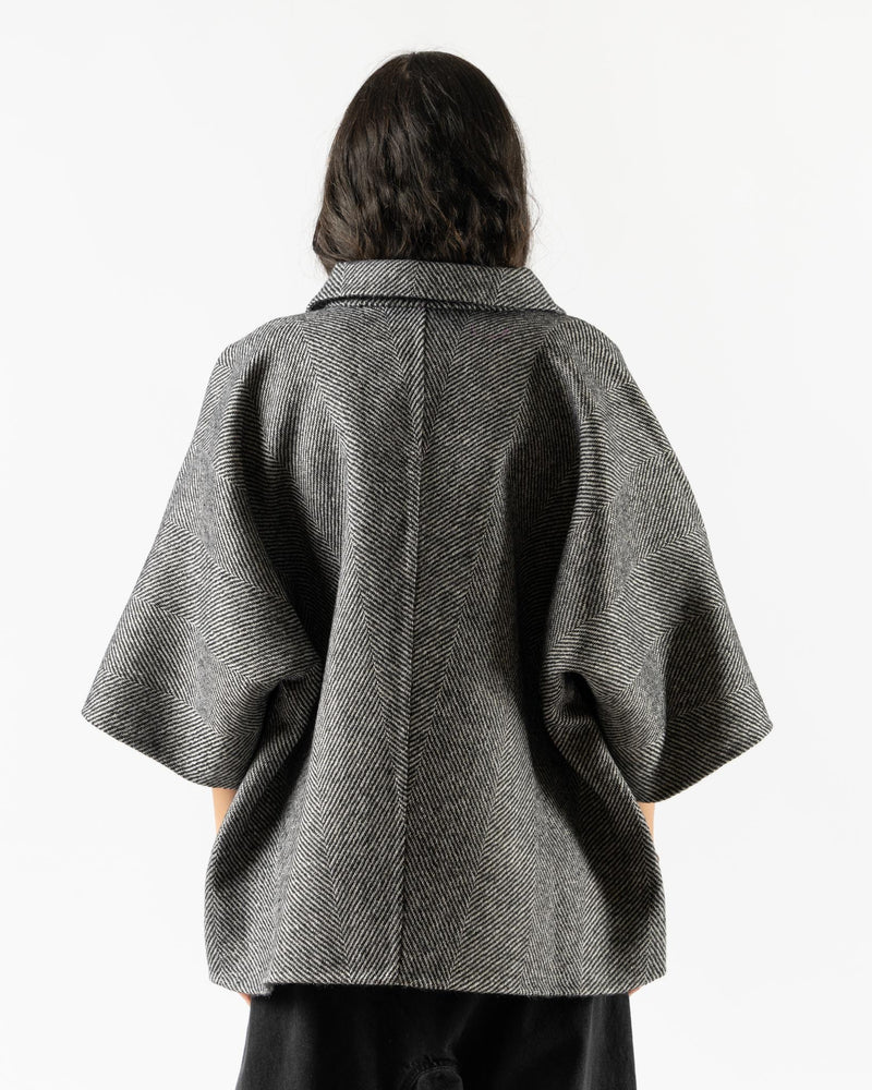 Sofie D'Hoore Cara Jacket in Woven Charcoal