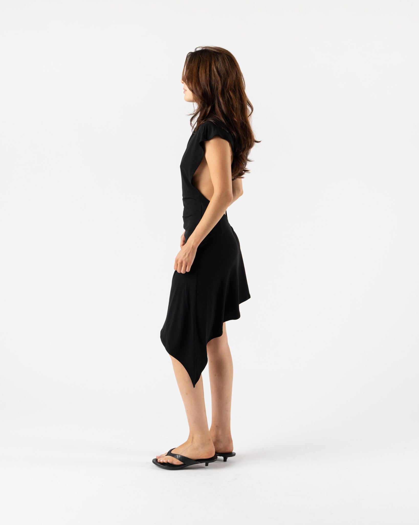 Sandy Liang Sonar Dress in Black