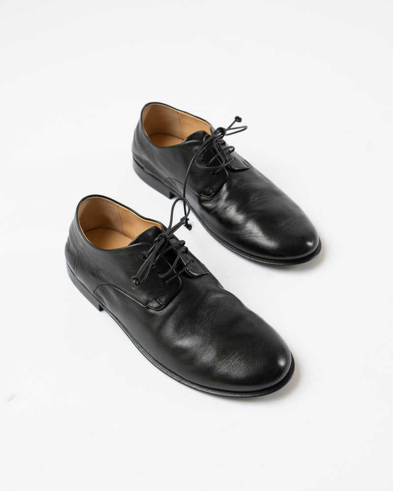 Marsell Stucco Derby Shoe Black