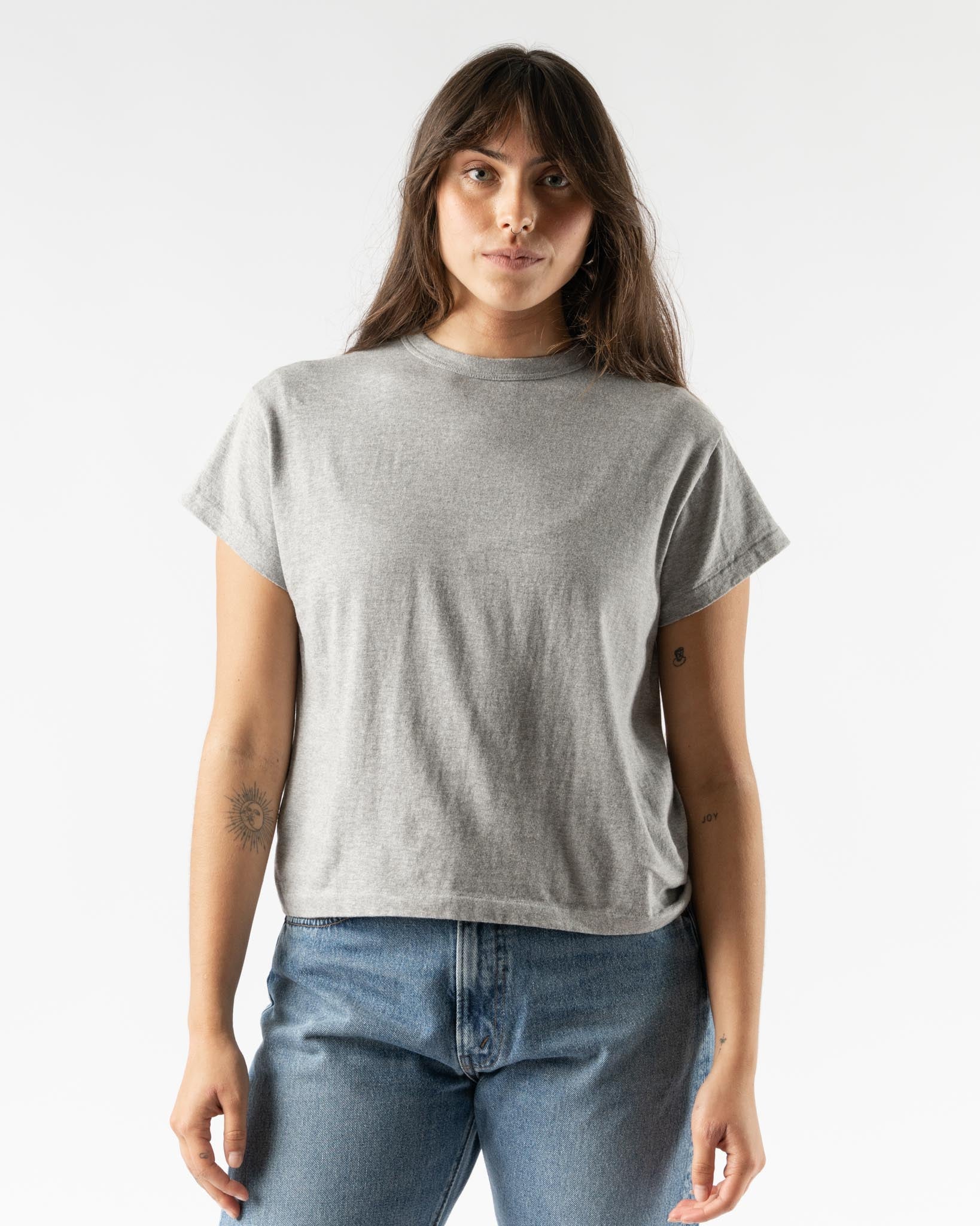 Sunray Spirit Hi'Aka Short Sleeve T-Shirt in Hambledon Grey