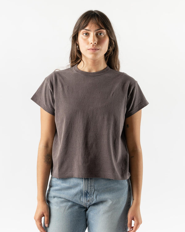 Sunray Spirit Hi'Aka Short Sleeve T-Shirt in Pigment Dye Raisin