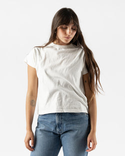 Sunray Spirit Hi'Aka Short Sleeve T-Shirt in Off White