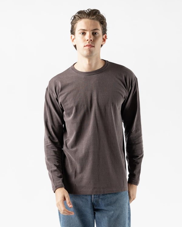 Sunray Sportwear Haleiwa Long Sleeve T-Shirt in Pigment Dye Raisin