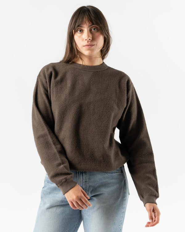 Sunray Spirit Hina Crew Neck Sweatshirt in Turkish Coffee