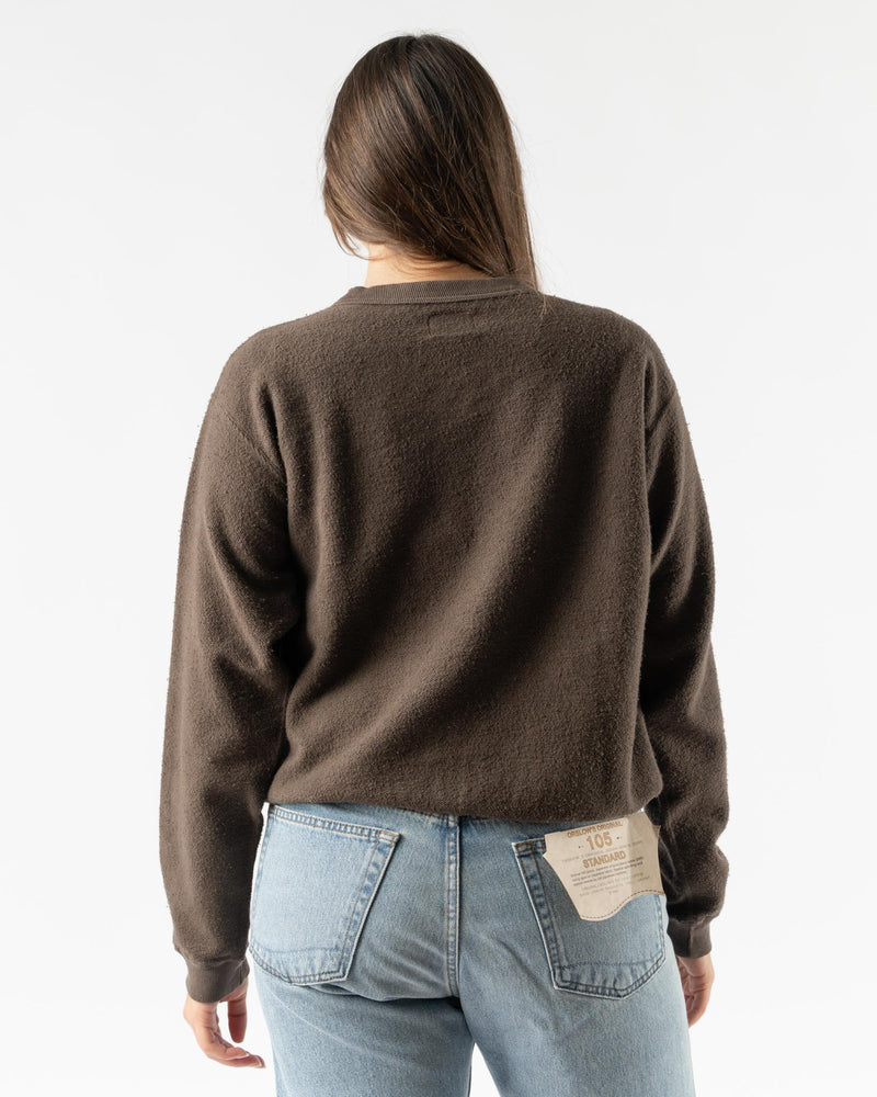 Sunray Spirit Hina Crew Neck Sweatshirt in Turkish Coffee