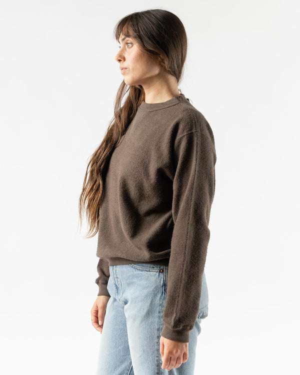 Sunray Spirit Hina Crew Neck Sweatshirt in Turkish Coffee