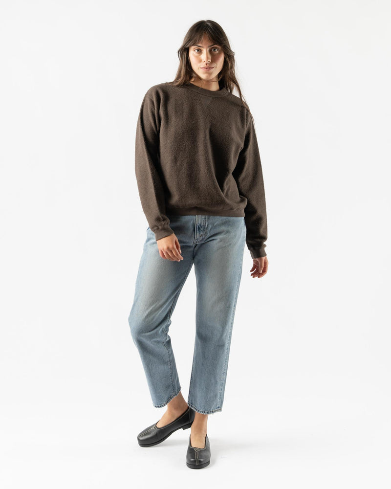 Sunray Spirit Hina Crew Neck Sweatshirt in Turkish Coffee