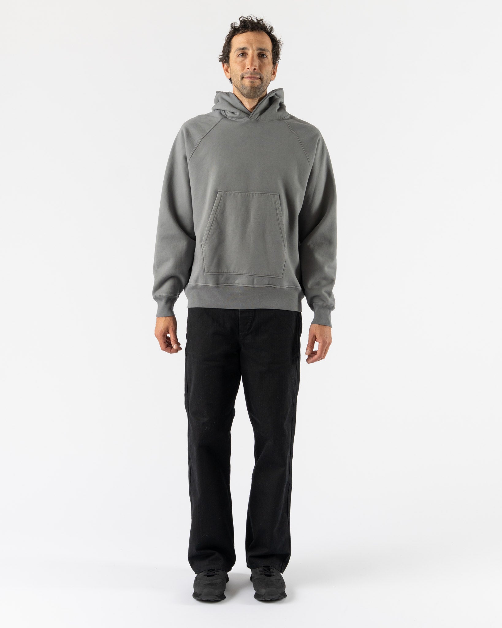lady white co ヘビーウエイト　パーカー Lady White Co. Super Weighted Hoodie in Kelp Curated at Jake and Jones